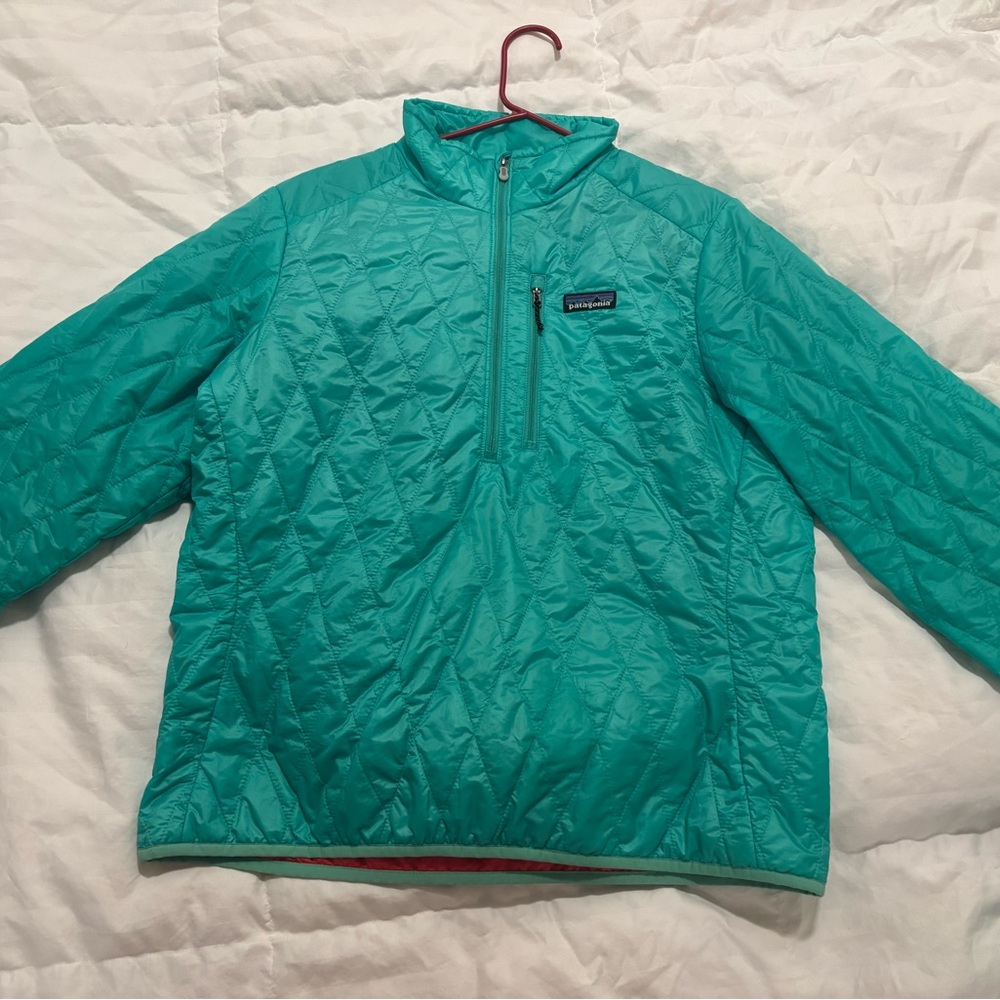 Patagonia Kids Puffer Jacket - Aqua - Picture 3 of 3